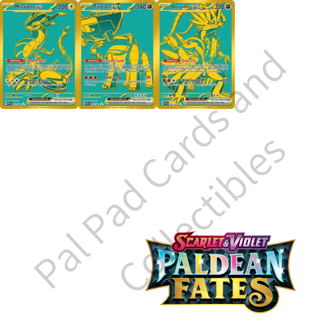 Scarlet & Violet SV4.5 Paldean Fates Booster Bundle